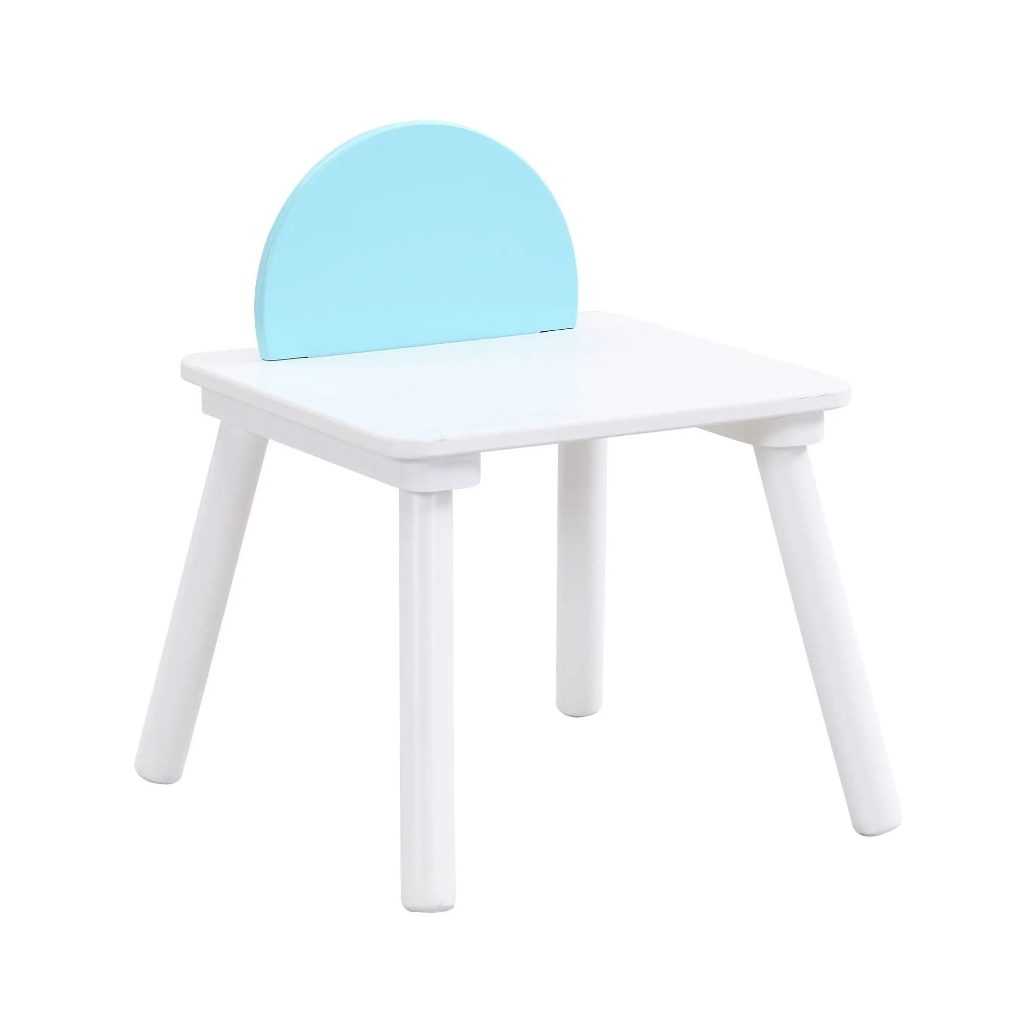 Children's Panel Table With 4 Chairs - White by Unique Piece Furniture