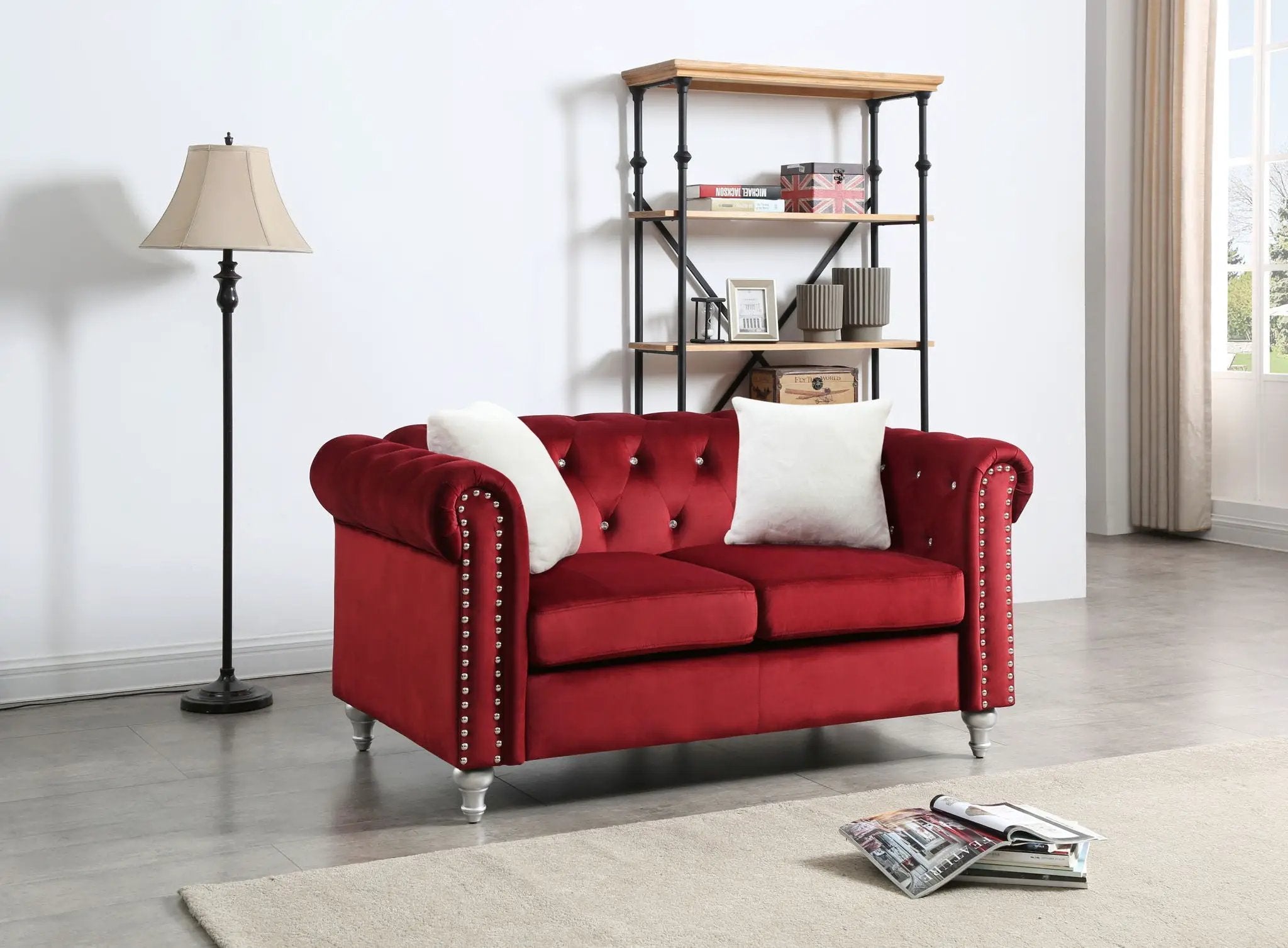 Stylish Contemporary Loveseat by Unique Piece Furniture