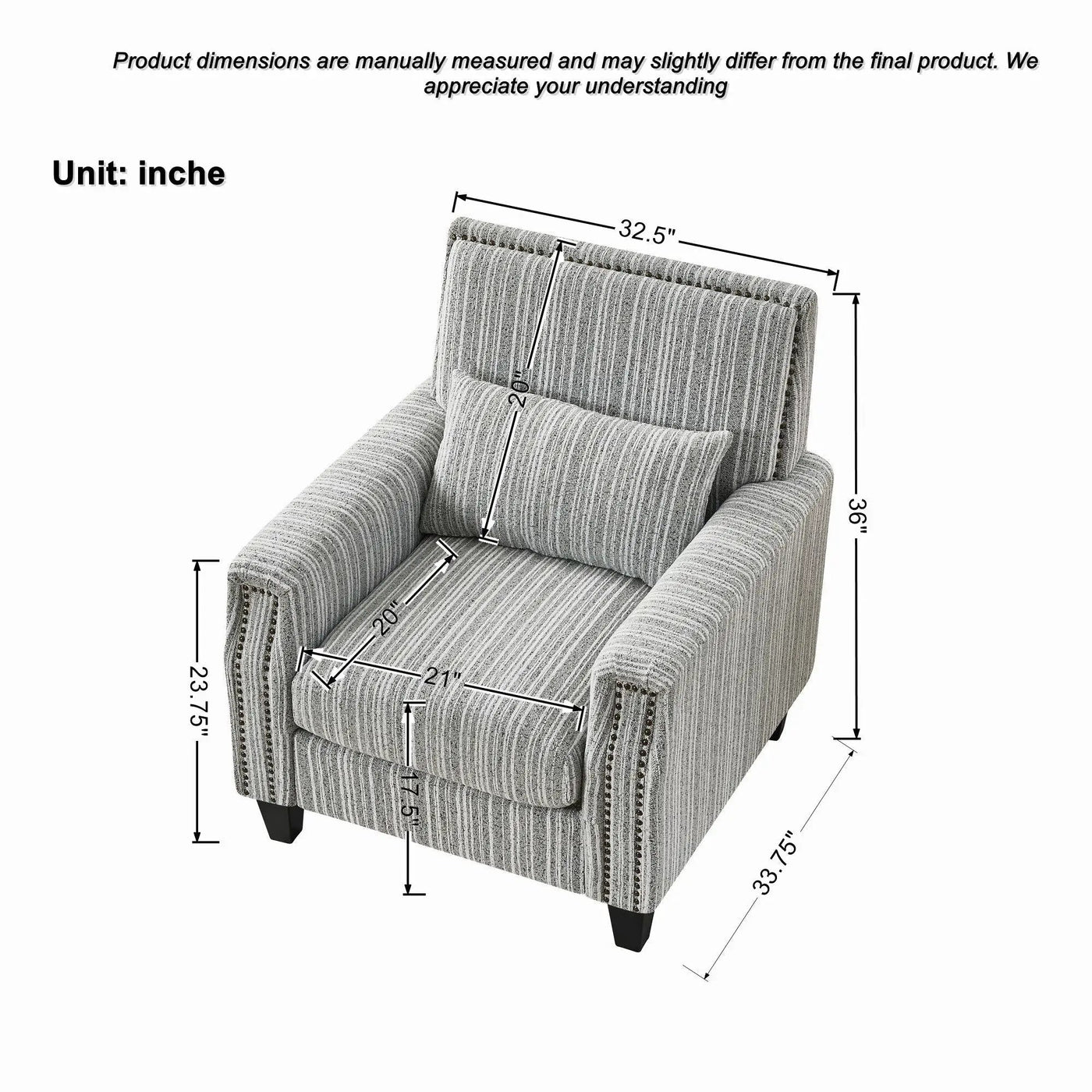 Comfy Armchair For Living Room by HouseOfZazla