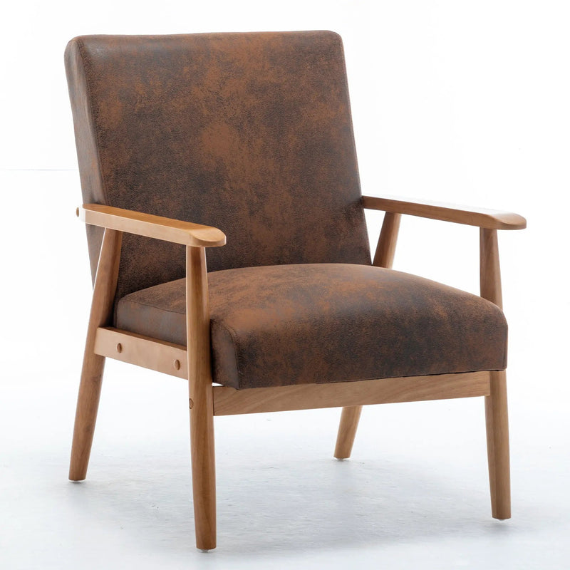 Wide Arm Chair - Light Brown by HouseOfZazla