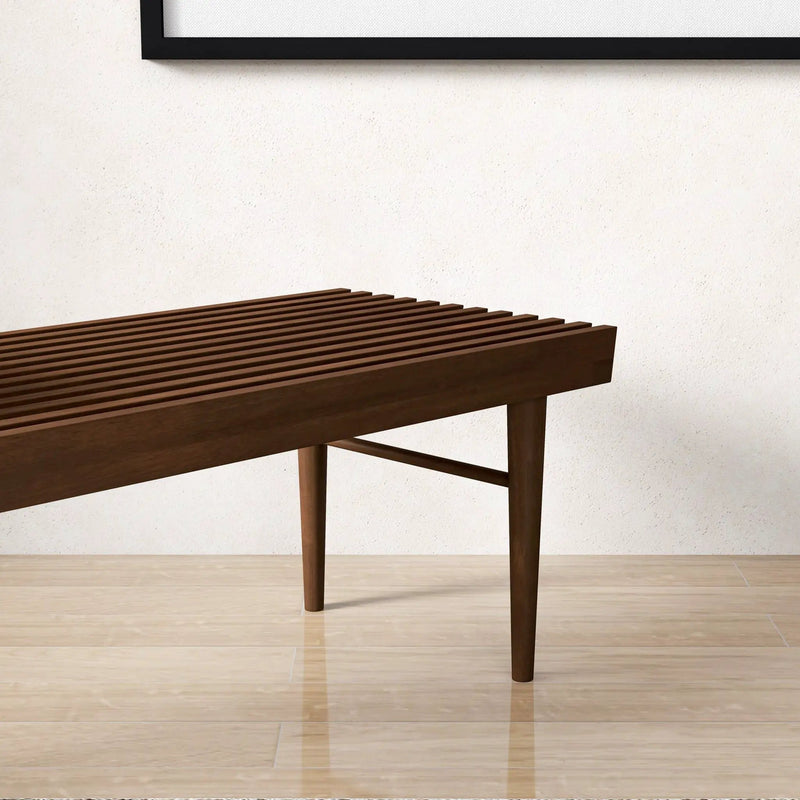 Mia - Bench - Dark Brown by HouseOfZazla