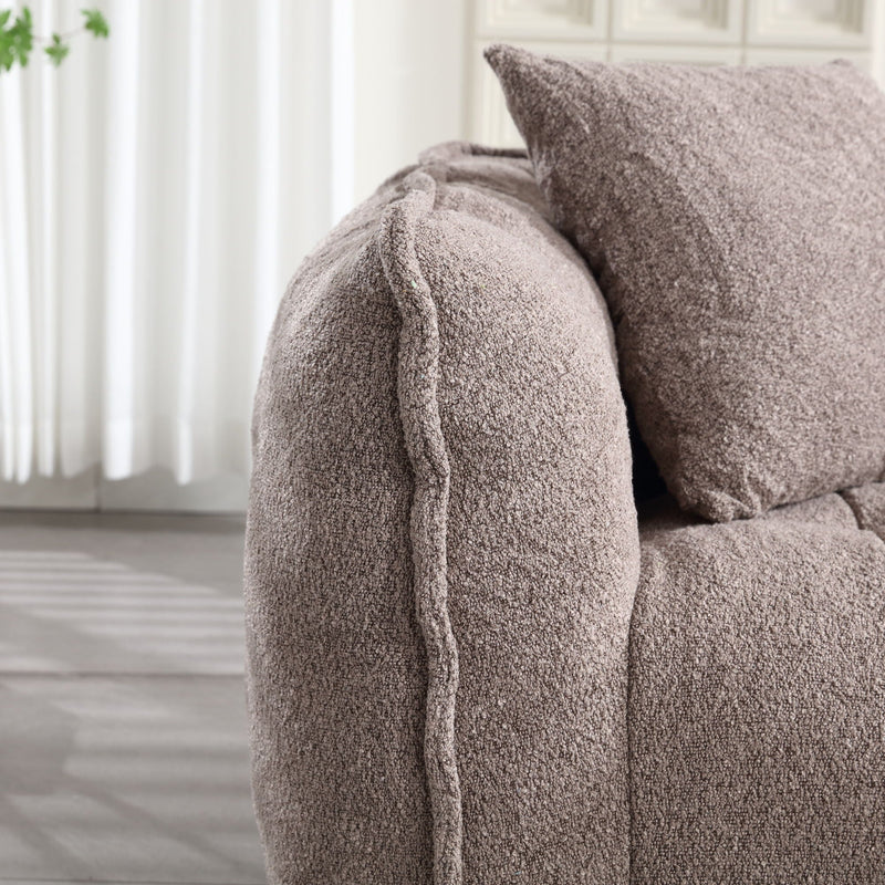 Cozy Beanbag Chair With High Resilience Foam Core For 2 by HouseOfZazla