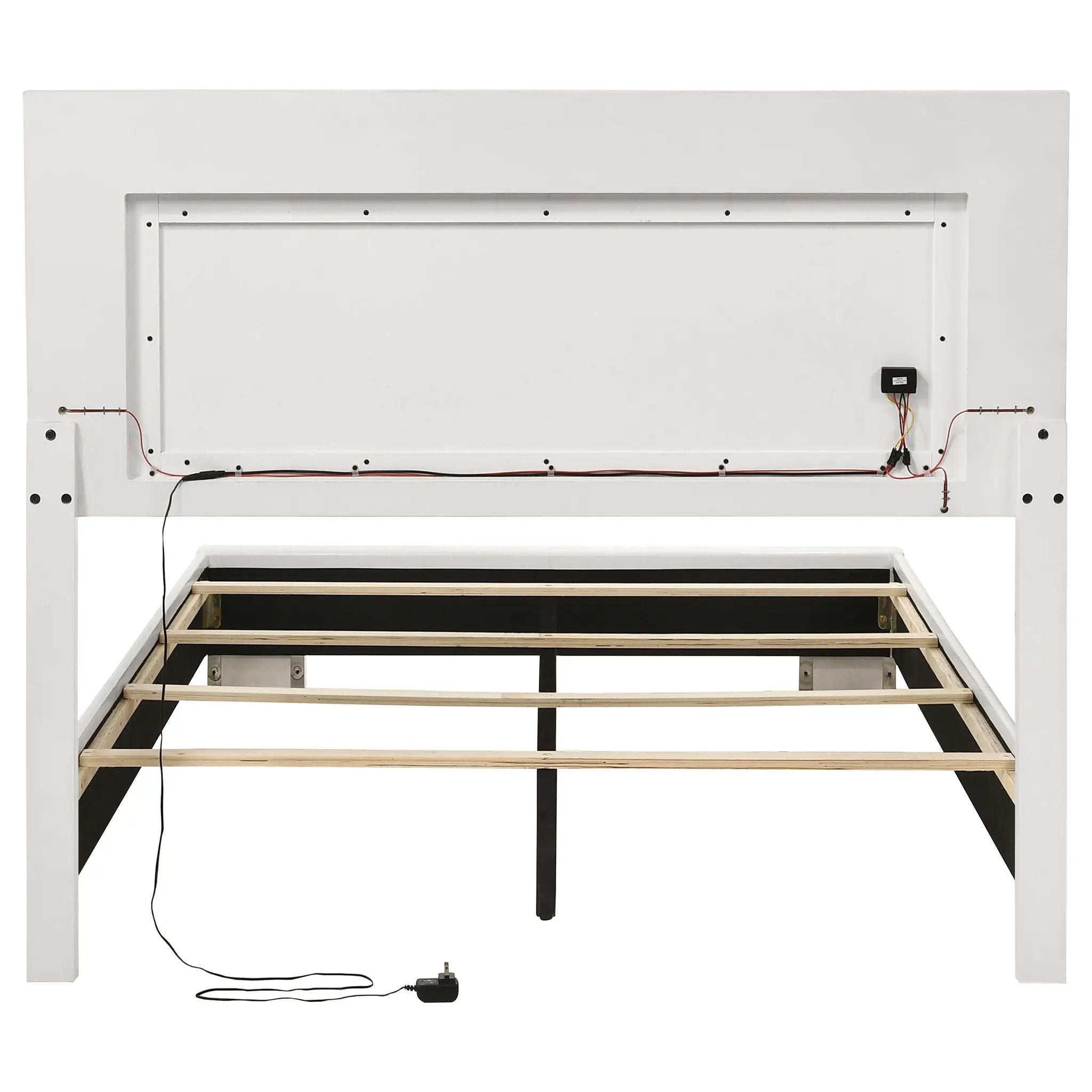 Felicity - LED Panel Bed With Built In Lighting by HouseOfZazla