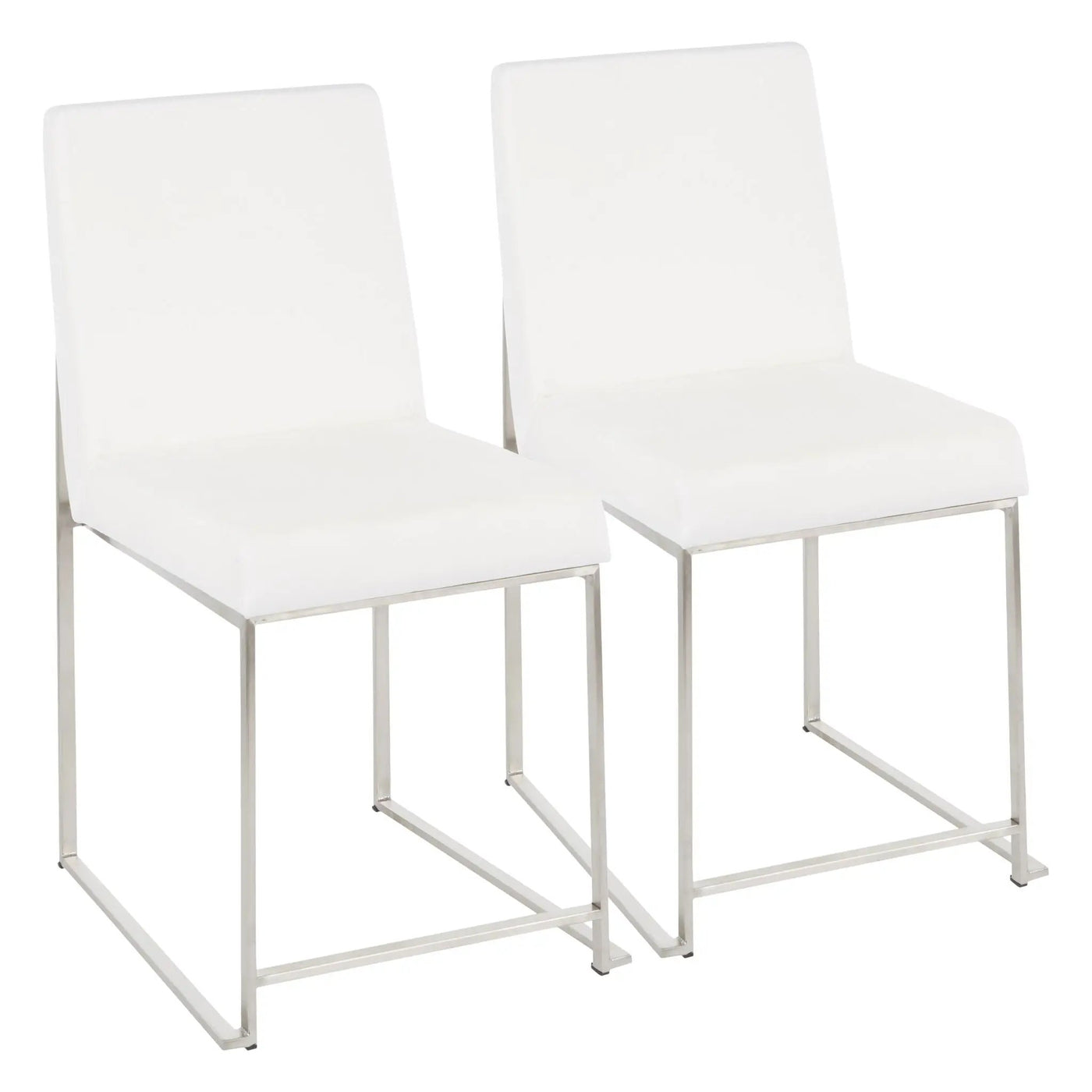 Fuji - Contemporary Modern Elegance High Back Dining Chair (Set of 2) by HouseOfZazla