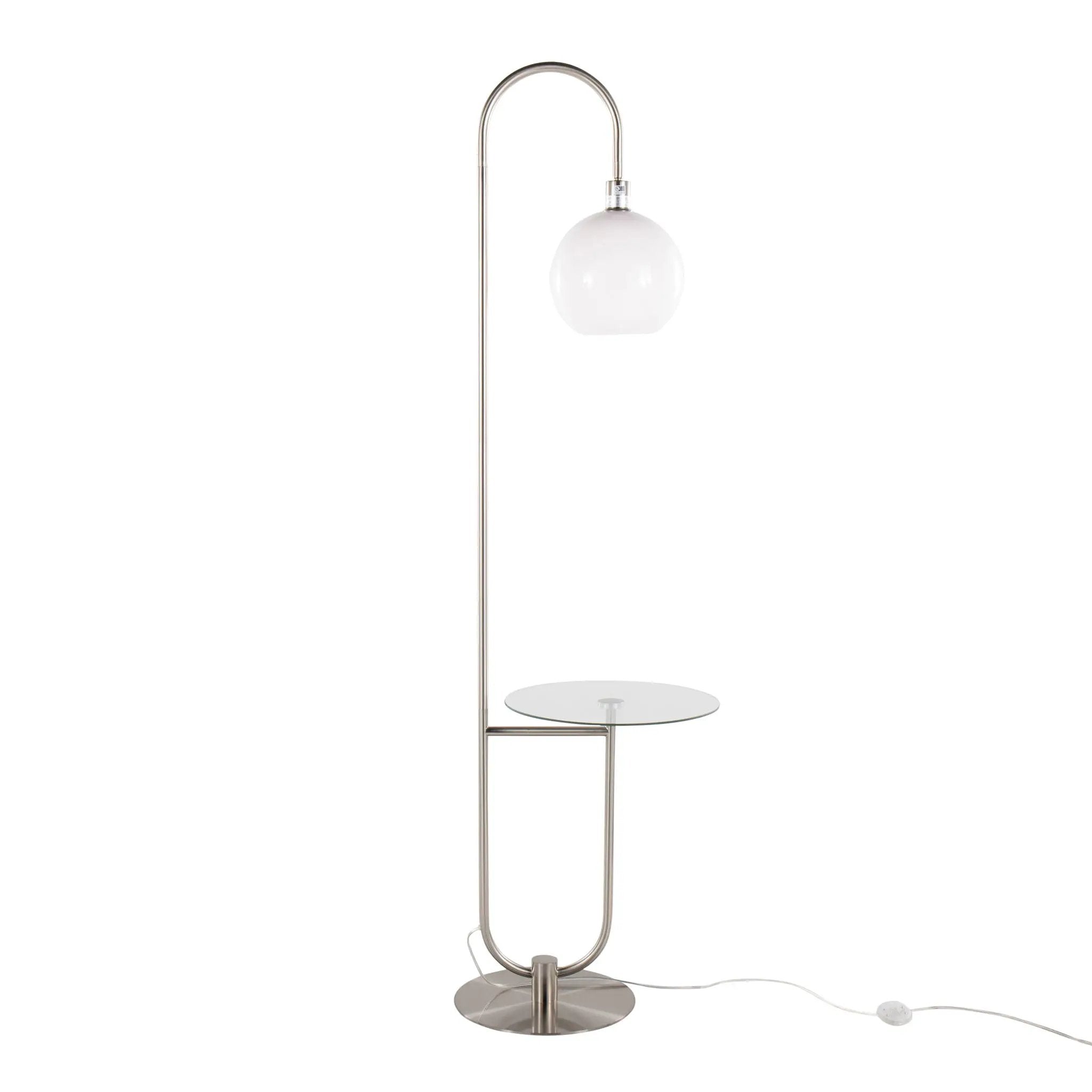 Trombone - Contemporary / Glam Floor Lamp by HouseOfZazla