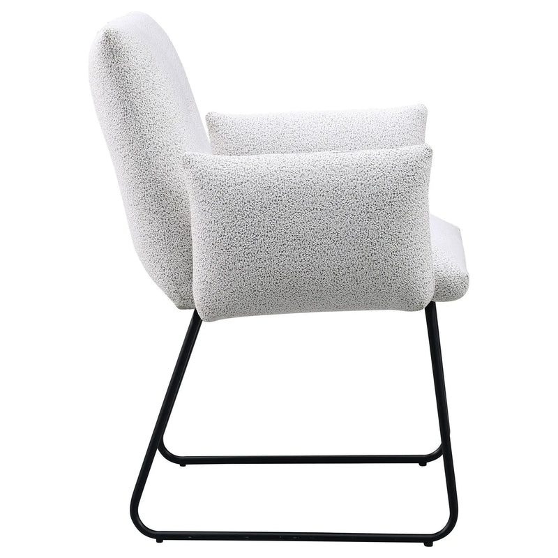 Donica - Upholstered Dining Arm Chair (Set of 2) - Light Gray