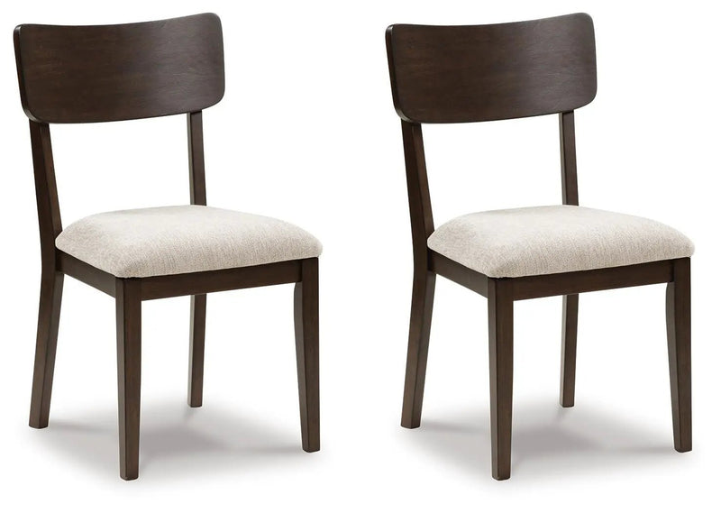 Shorbyn - Dining Upholstered Side Chair (Set of 2) - Merlot by Unique Piece Furniture