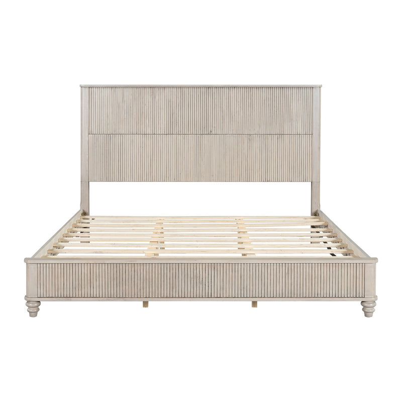 Platform Bed Frame & Tall Headboard by HouseOfZazla