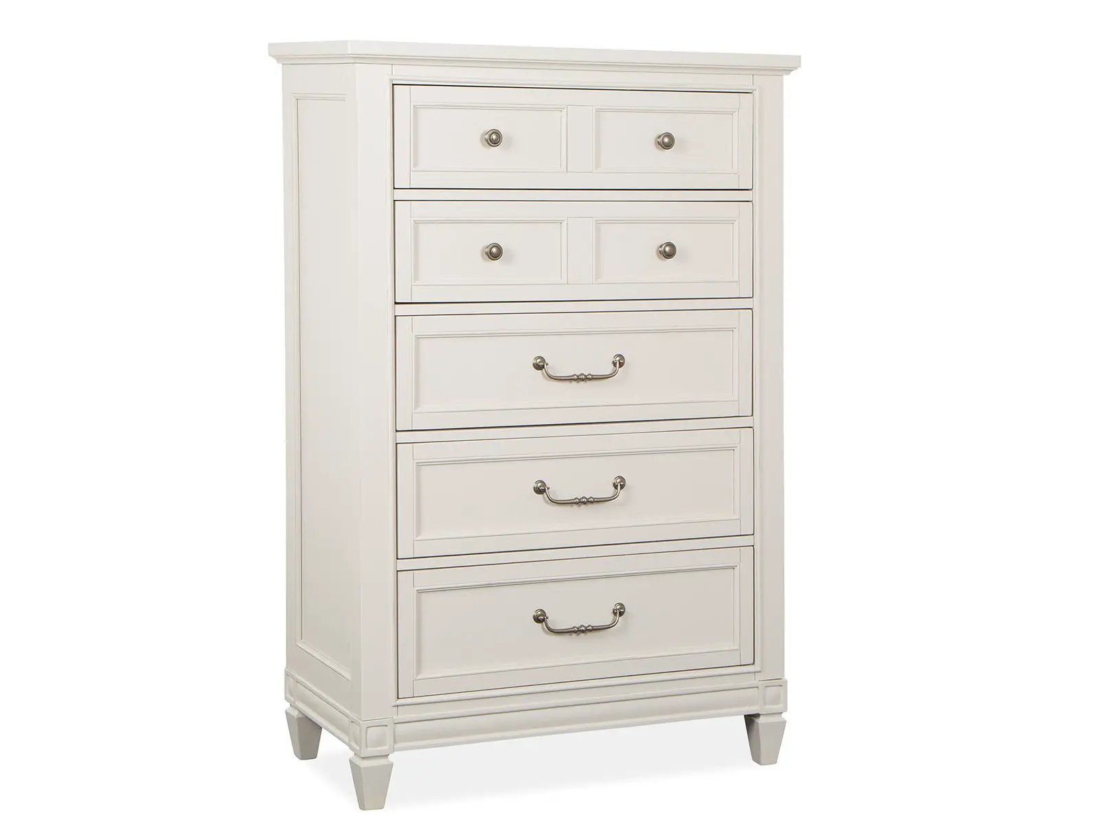 Willowbrook - Drawer Chest - Egg Shell White With Slight Rub Through by Unique Piece Furniture