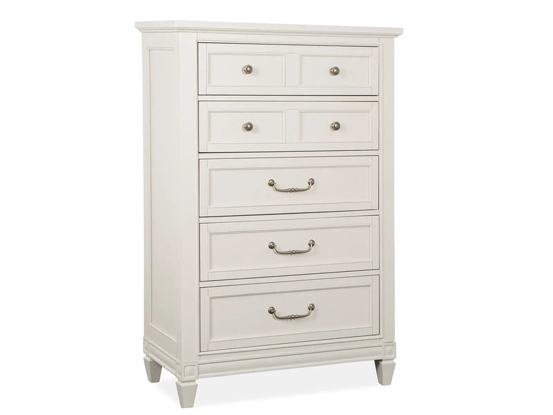 Willowbrook - Drawer Chest - Egg Shell White With Slight Rub Through by Unique Piece Furniture