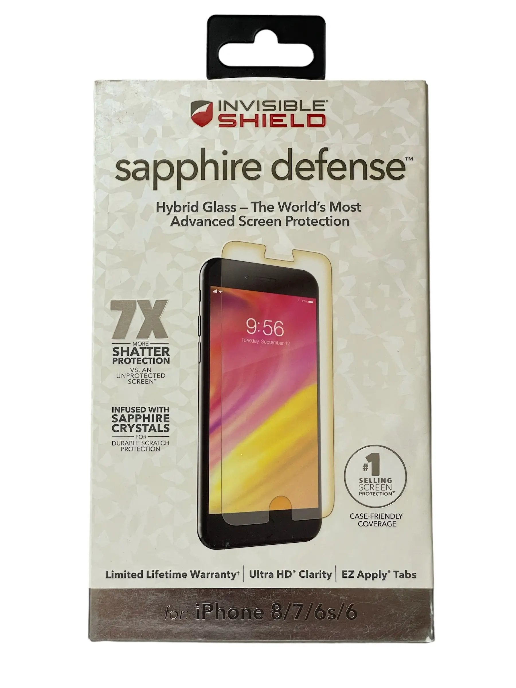 ZAGG Invisible Shield Sapphire Defense Glass Screen Protector iPhone 8/7/6s/6 by Selzalot