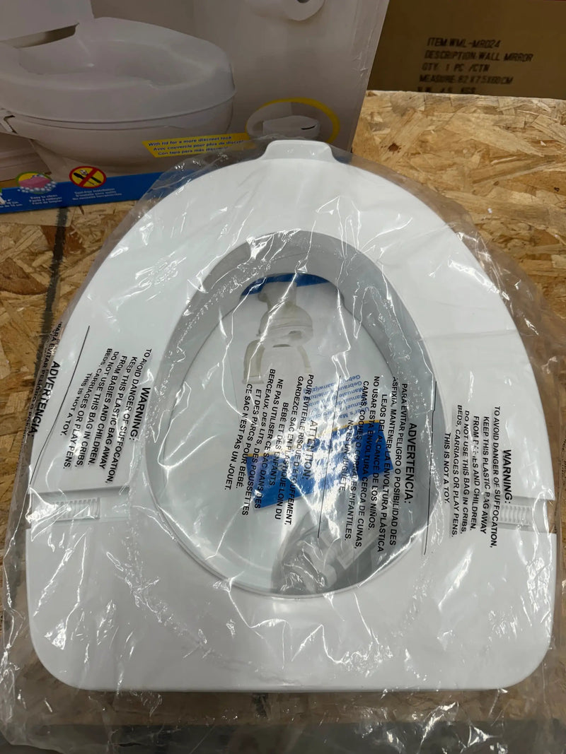 Drive Medical 770-626 AquaSense Raised Toilet Seat with Lid, Standard Seat, White by Selzalot