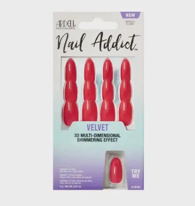 Ardell Press-on Nails Nail Addict Velvet Nebula Flame #58630 by Selzalot
