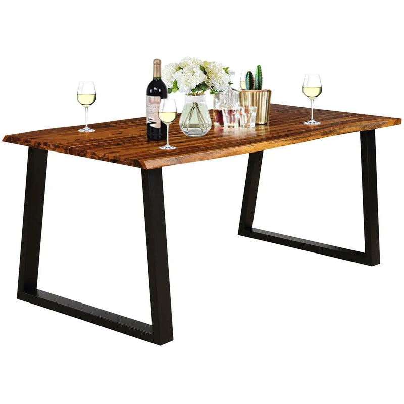 Rectangular Acacia Wood Dining Table by DirectDeals
