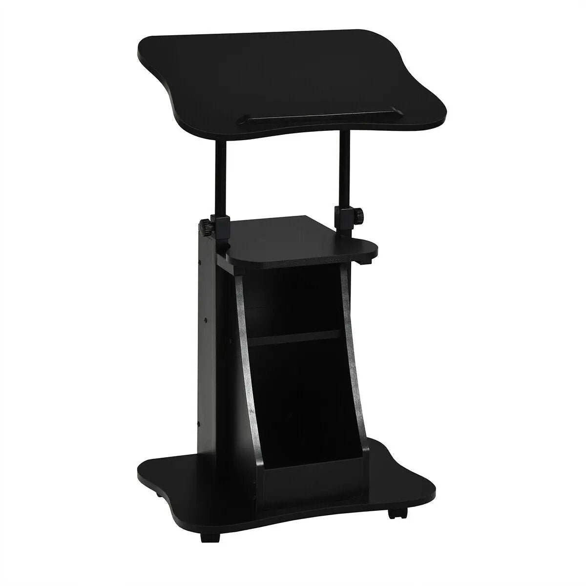Sit-to-Stand Laptop Desk Cart Height Adjustable with Storage, photo 3 of 11