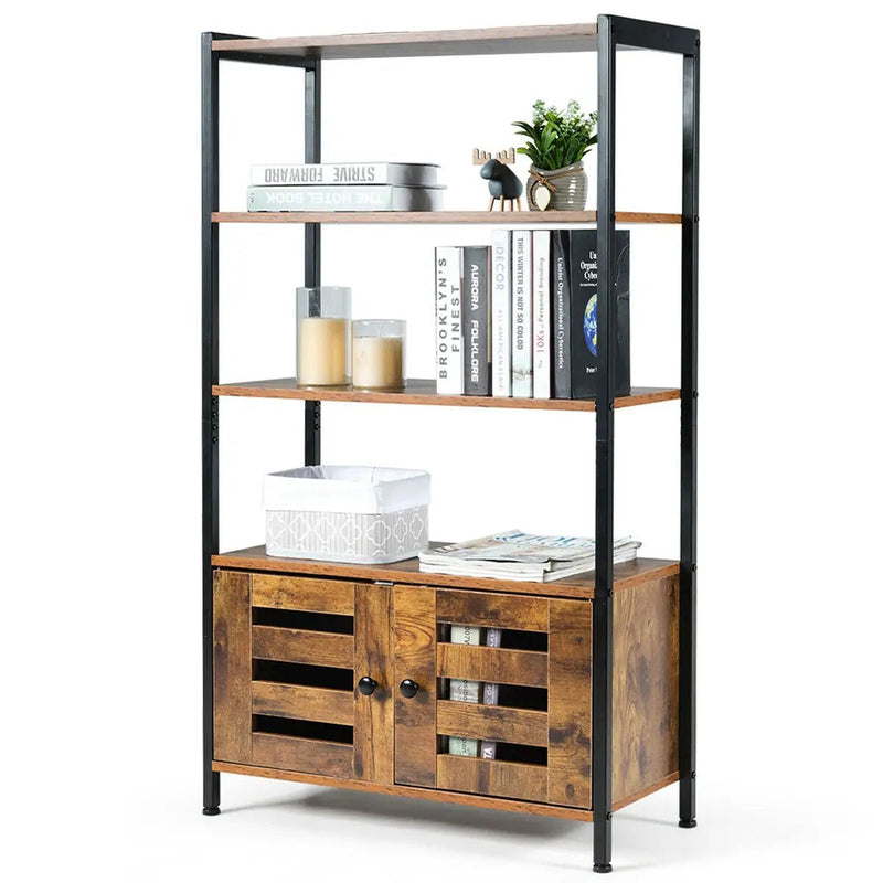 Industrial Storage Shelf with 2 Shutter Doors by DirectDeals