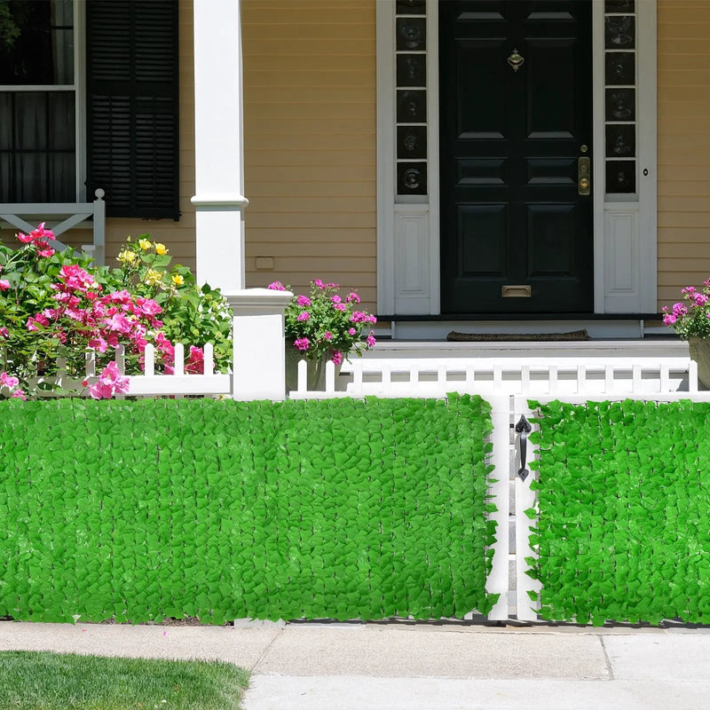4 Pieces 118 x 39 Inch Artificial Ivy Privacy Fence for Fence and Vine Decor by DirectDeals