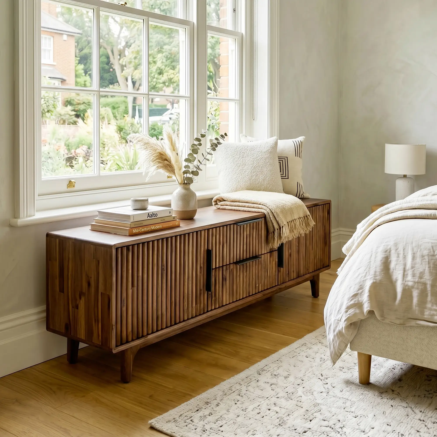 Bosk Solid Wood Storage Bench by Megsu