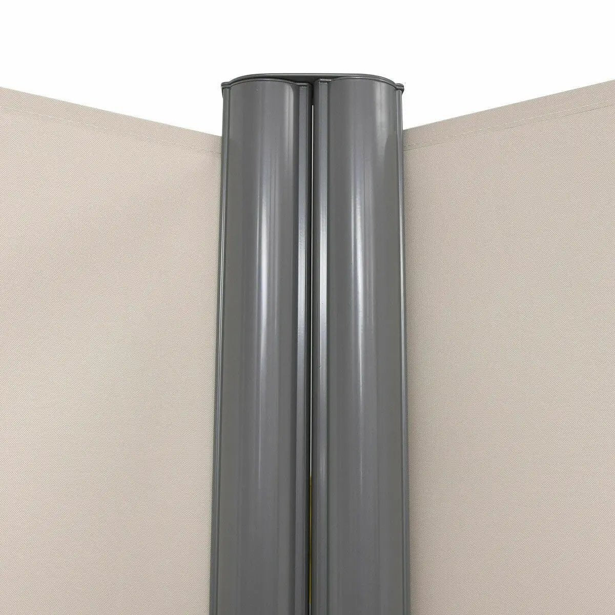 237 x 71 Inch Patio Retractable Double Folding Side Awning Screen Divider by DirectDeals