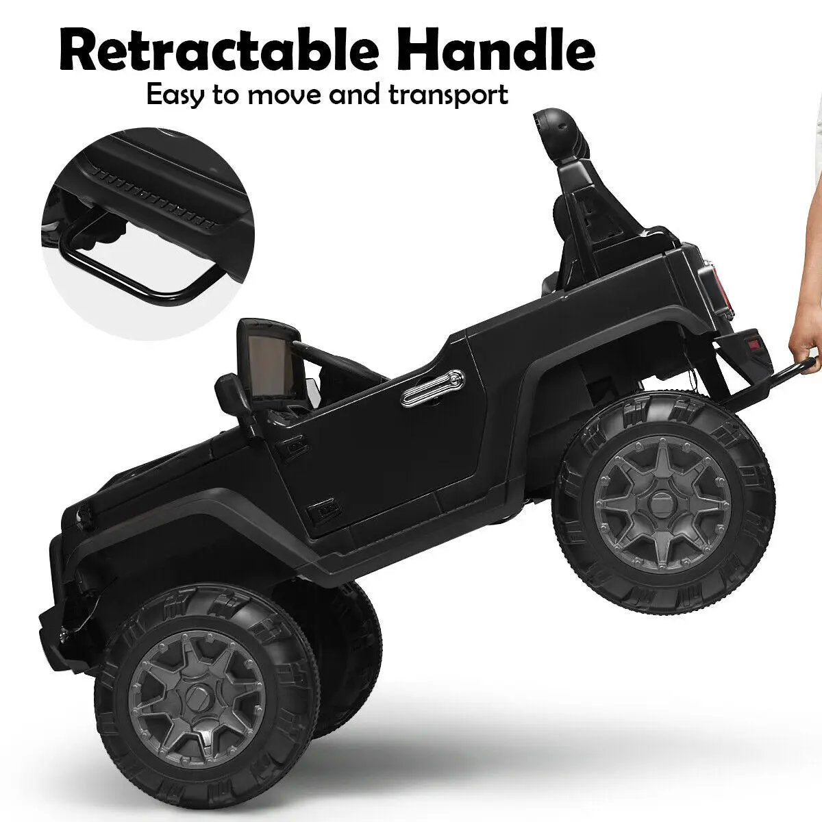 12V Kids Ride On Truck with Remote Control and Double Magnetic Door, photo 7 of 12