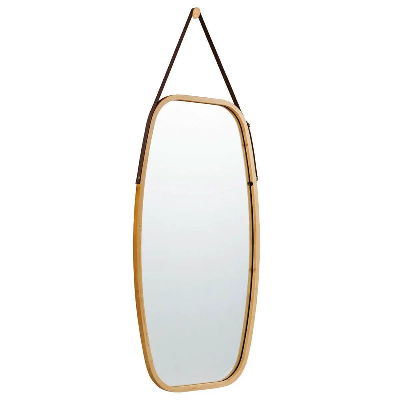 30 Inch Modern Rectangle Wall Hanging Framed Mirror by DirectDeals