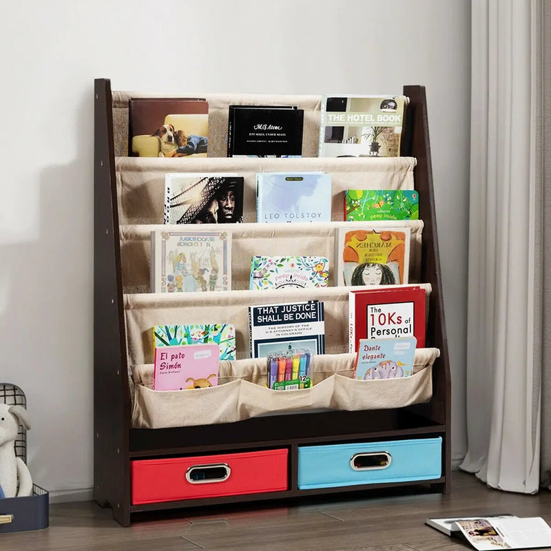 Kids Book and Toys Organizer Shelves by DirectDeals