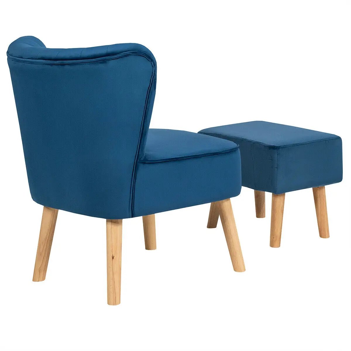 Modern Accent Chair Ottoman Set with Footstool, photo 23 of 24