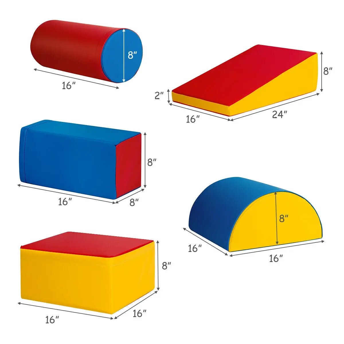 Crawl Climb Foam Shapes Playset Softzone Toy, photo 5 of 10