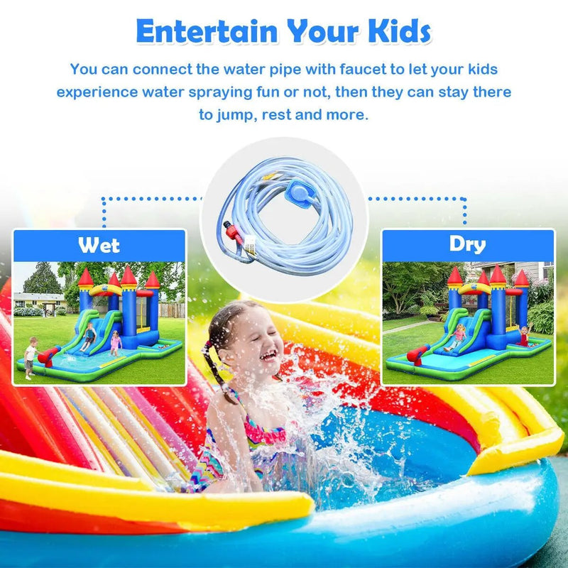 Kids Inflatable Bounce House Water Slide without Blower by DirectDeals