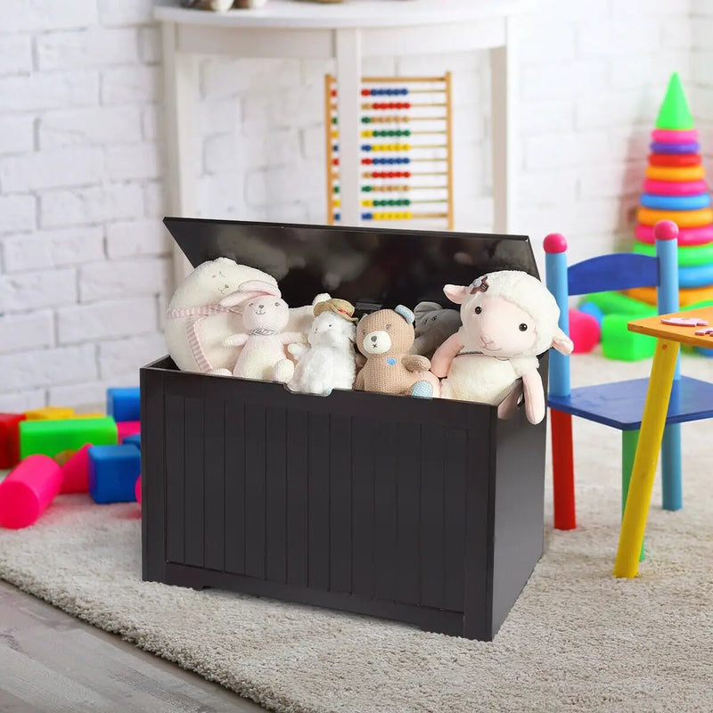 Wooden Toy Box Kids Storage Chest Bench by DirectDeals