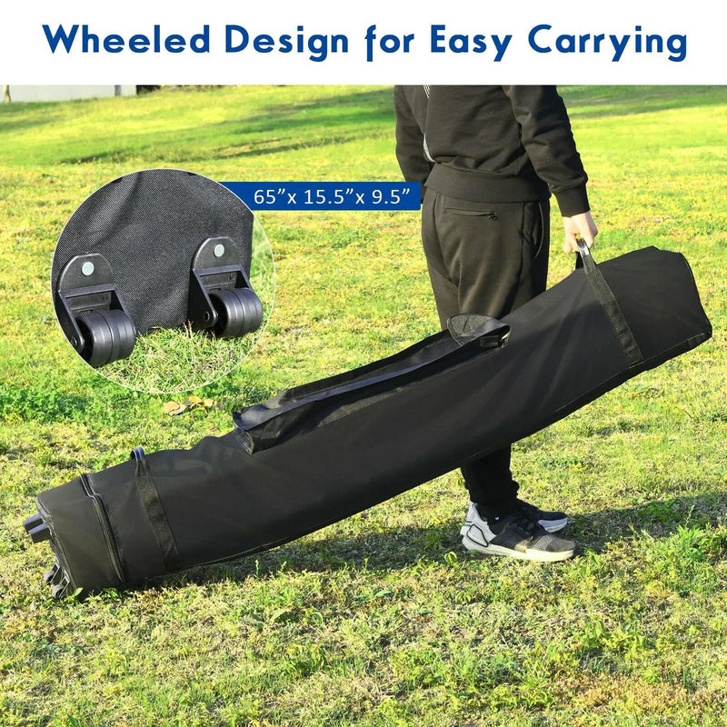 10 x 20 Feet Adjustable Folding Heavy Duty Sun Shelter with Carrying Bag by DirectDeals