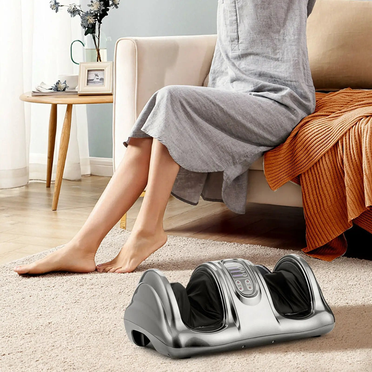 Therapeutic Shiatsu Foot Massager with High Intensity Rollers, photo 2 of 12