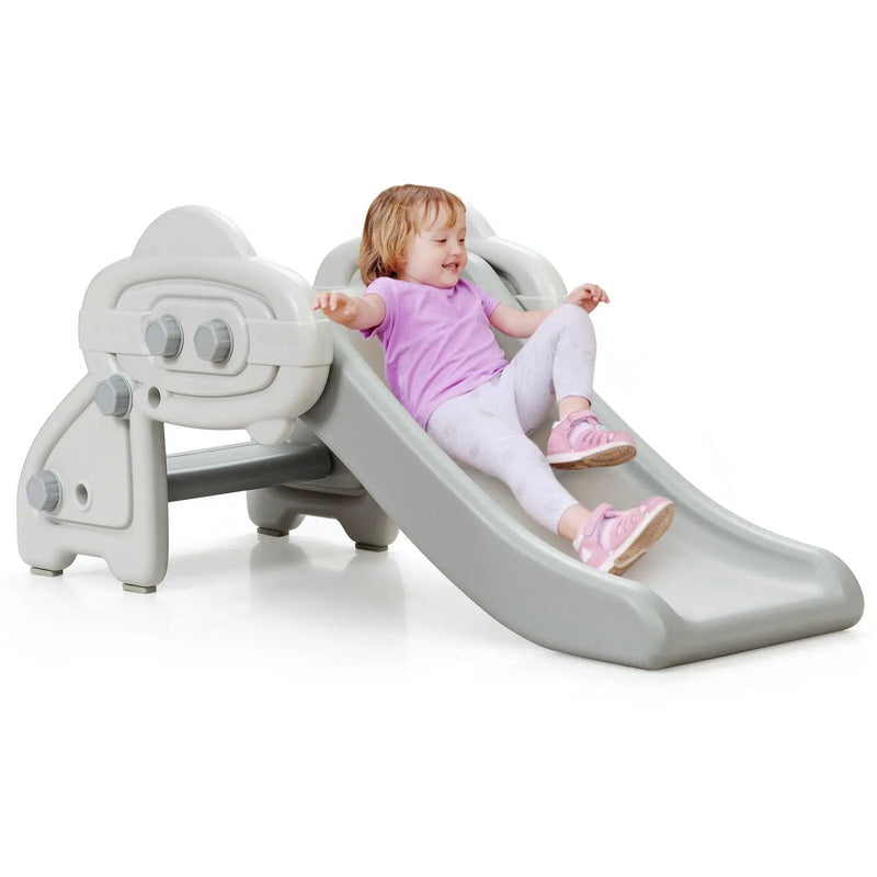 Freestanding Baby Mini Play Climber Slide Set with HDPE anf Anti-Slip Foot Pads by DirectDeals
