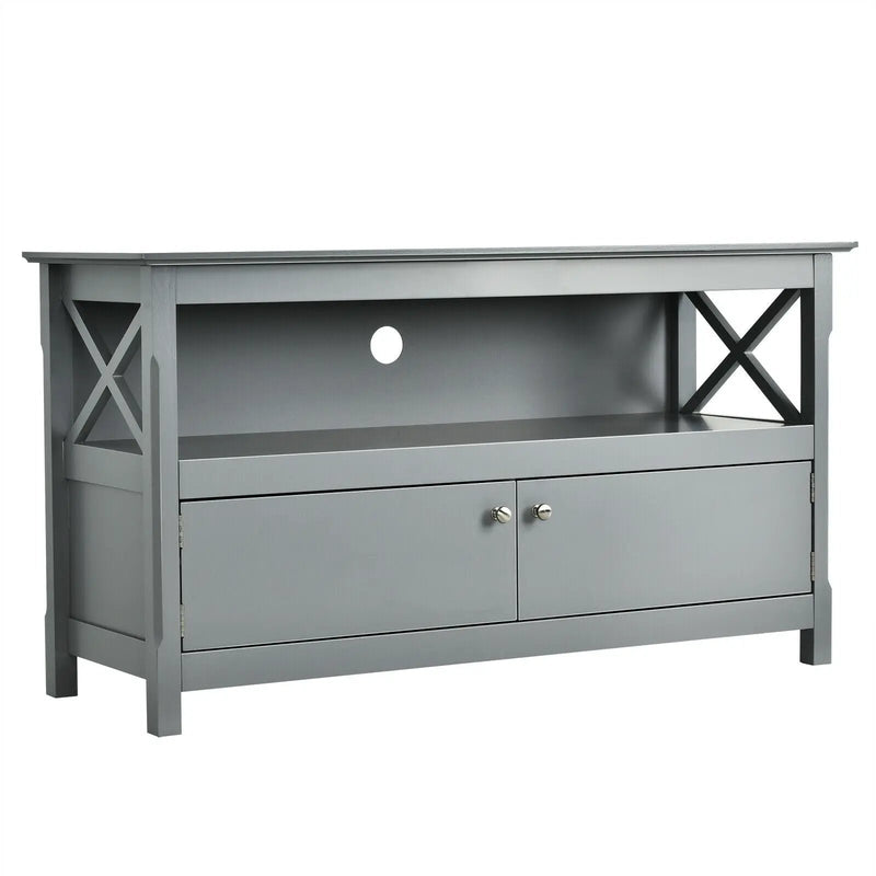 44 Inch Wooden Storage Cabinet TV Stand by DirectDeals