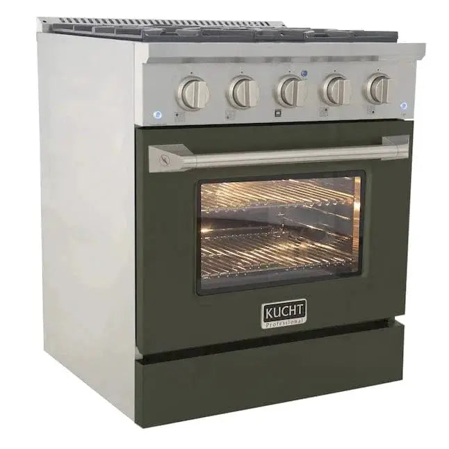 Kucht 30” Pro-Style Kitchen Dual Fuel Range - KDF302-OG by Farmhouse Kitchen and Bath