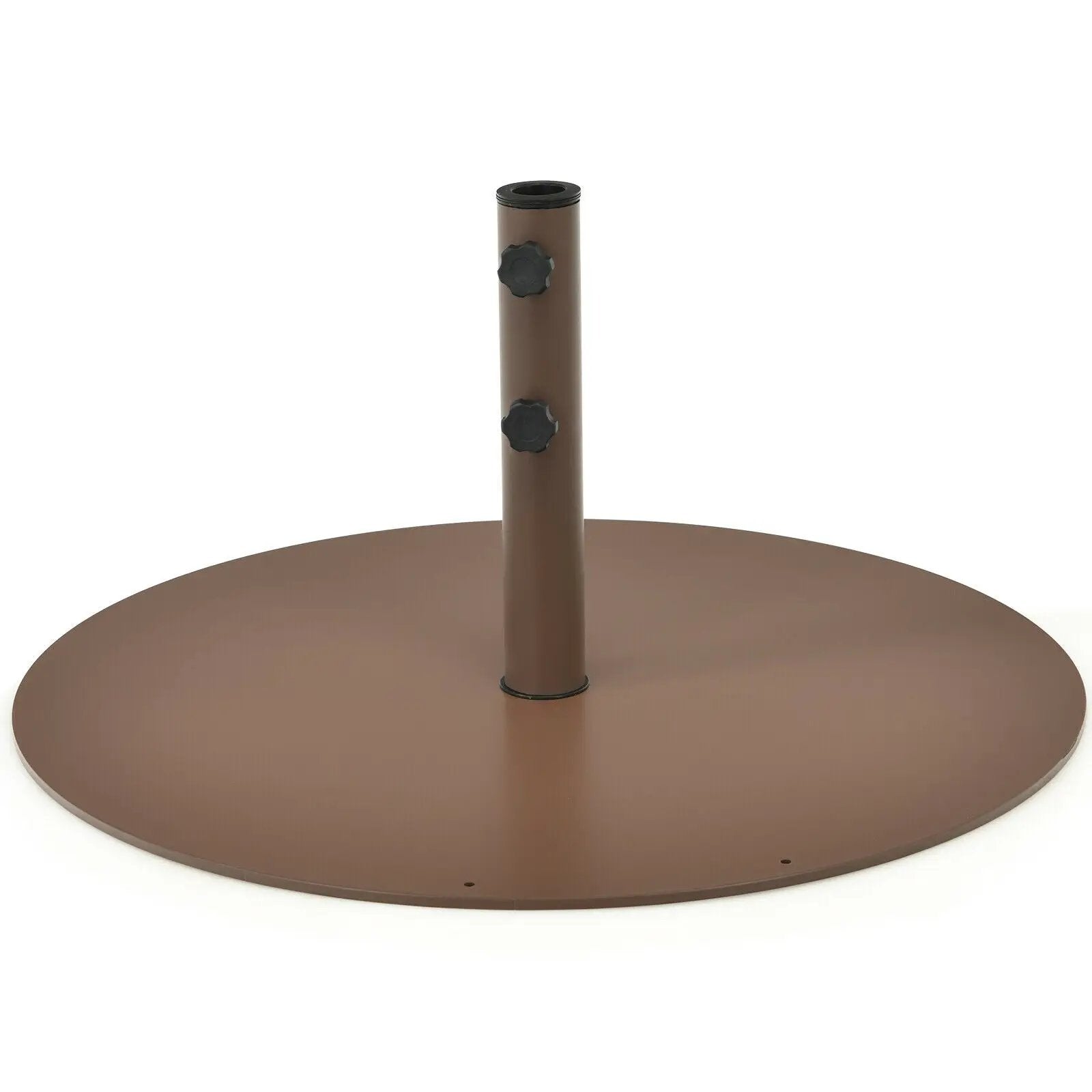 29.5 Inch Outdoor Steel Umbrella Base Stand for Backyard and Poolside by DirectDeals