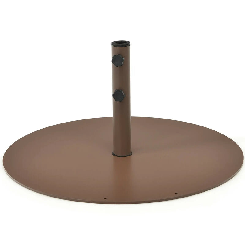 29.5 Inch Outdoor Steel Umbrella Base Stand for Backyard and Poolside by DirectDeals