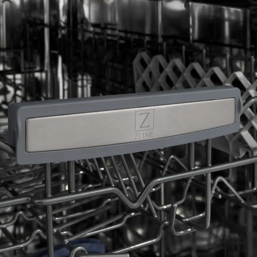 ZLINE Autograph 18" Dishwasher Stainless, Matte Black DWVZ-18-MB by Farmhouse Kitchen and Bath