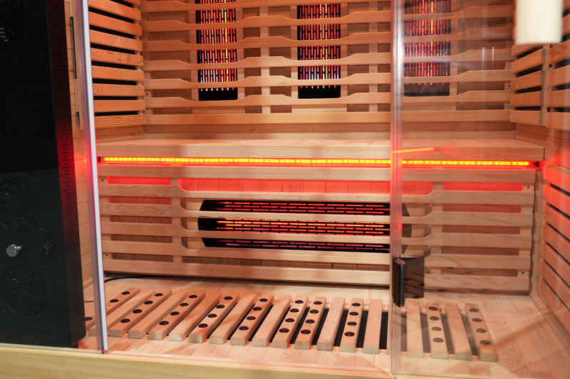 Blisspod I Venetian RED I All-In-One - Full Spectrum + Red Light Therapy I Indoor Premium Sauna I 3 Person, photo 14 of 21