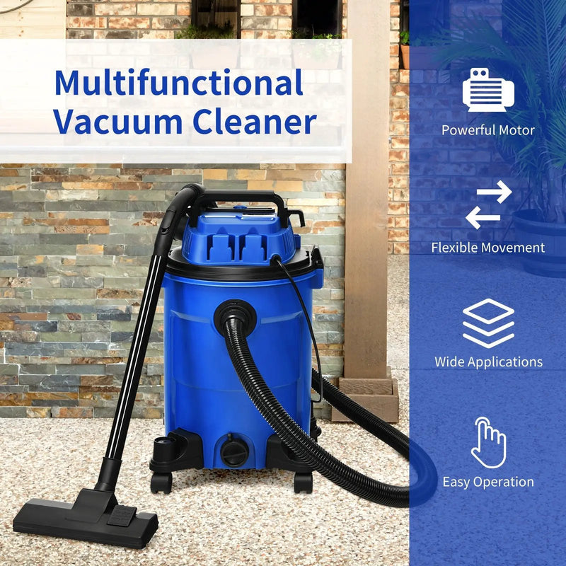 3 in 1 6.6 Gallon 4.8 Peak HP Wet Dry Vacuum Cleaner with Blower by DirectDeals