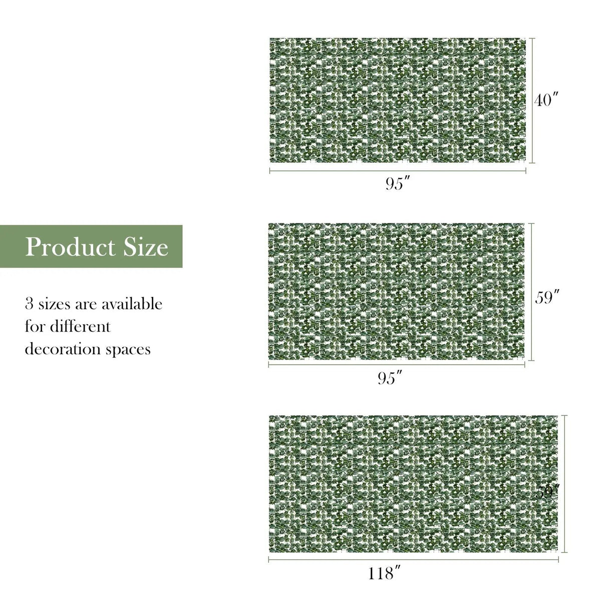 Faux Ivy Leaf Decorative Privacy Fence, photo 5 of 10