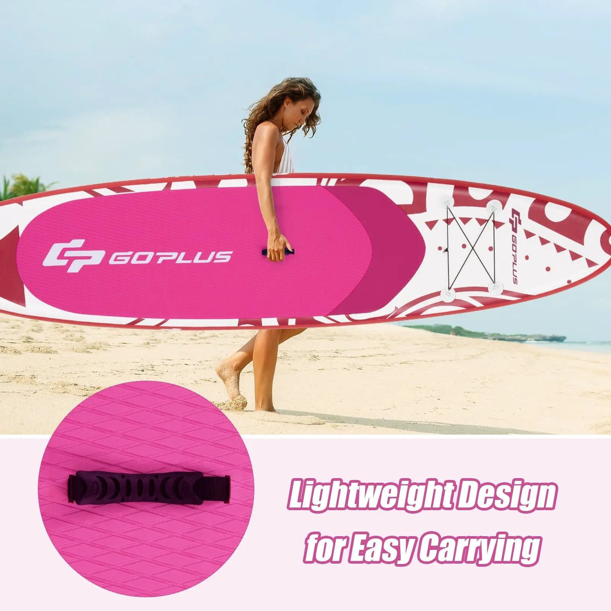 10.6 Feet Inflatable Adjustable Paddle Board with Carry Bag, photo 13 of 16