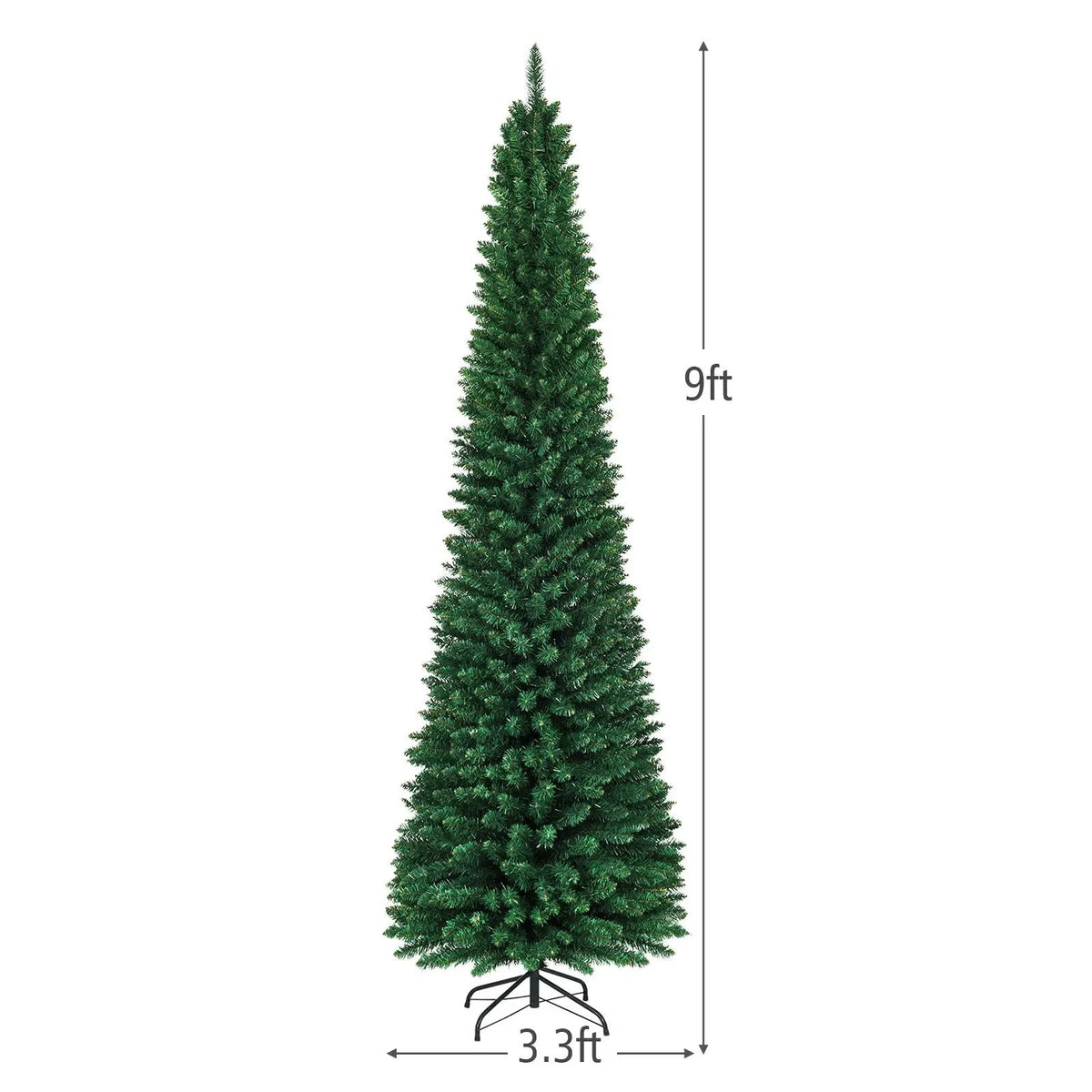 PVC Artificial Slim Pencil Christmas Tree, photo 4 of 12