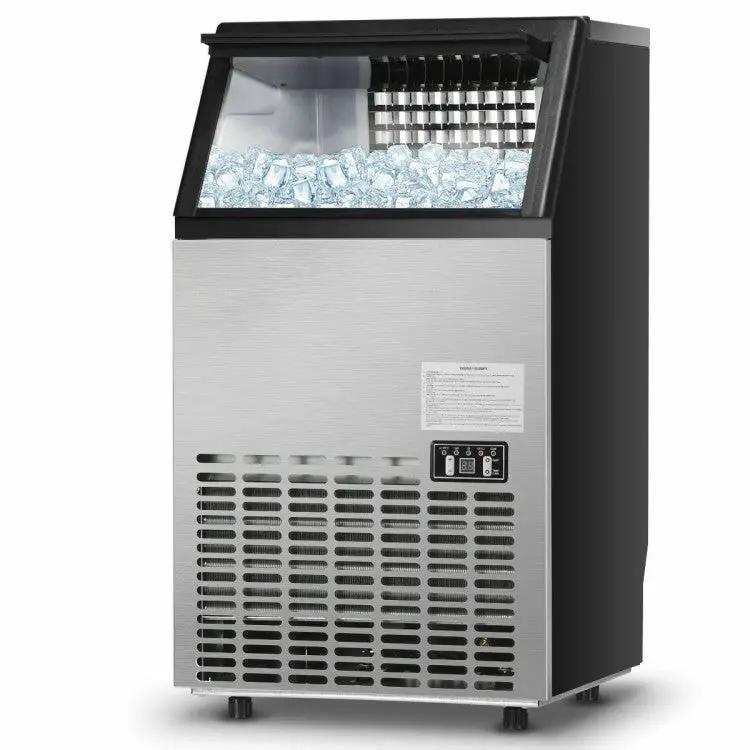 Compact Stainless Steel Ice Maker by DirectDeals