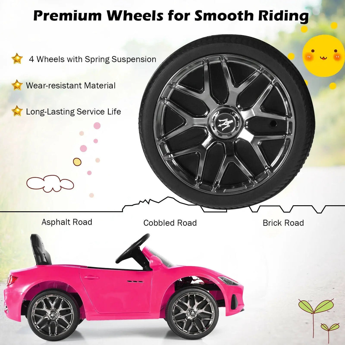 12V Kids Ride-On Car with Remote Control and Lights, photo 7 of 10