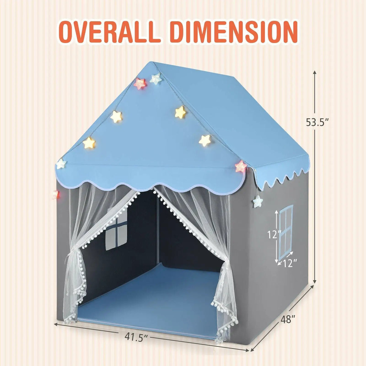 Kids Playhouse Tent with, photo 5 of 10