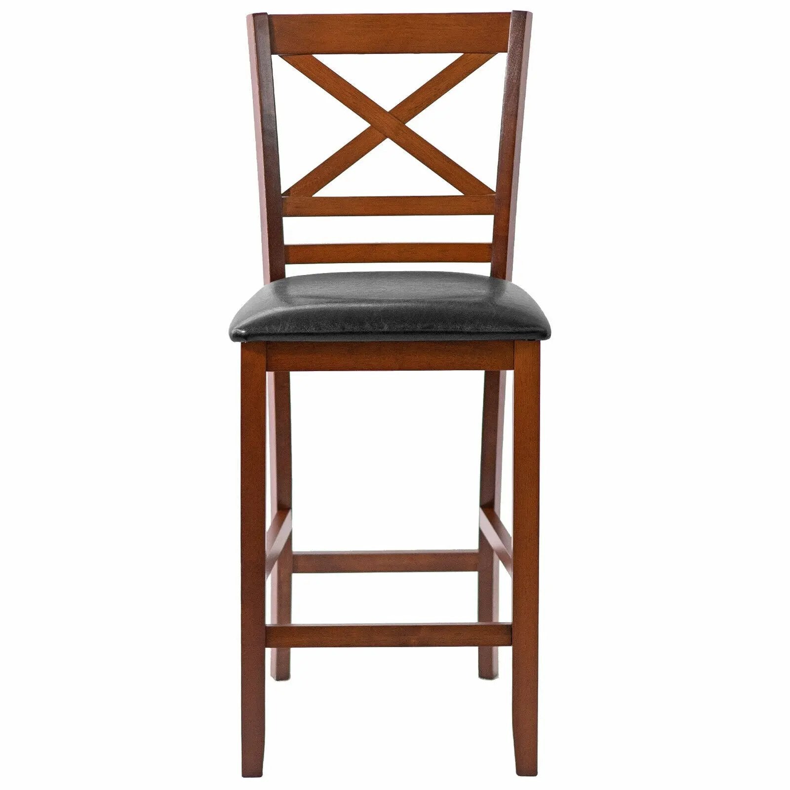 Set of 2 Bar Stools 25 Inch Counter Height Chairs with by DirectDeals