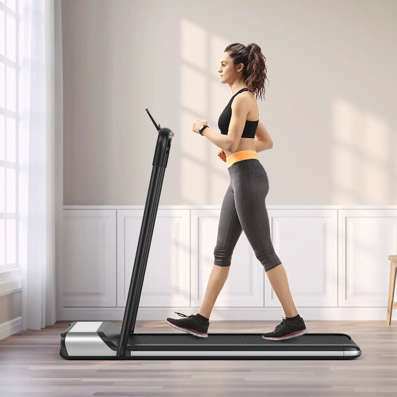 Ultra-thin Electric Folding Motorized Treadmill with LCD Monitor Low Noise by DirectDeals
