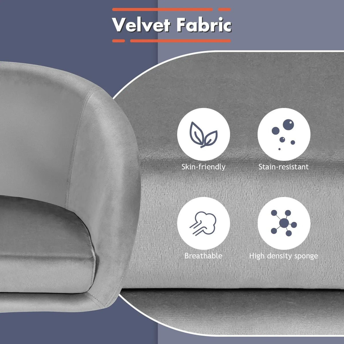 360 Degree Swivel Makeup Stool Accent Chair with Round Back and Metal Base, photo 8 of 9