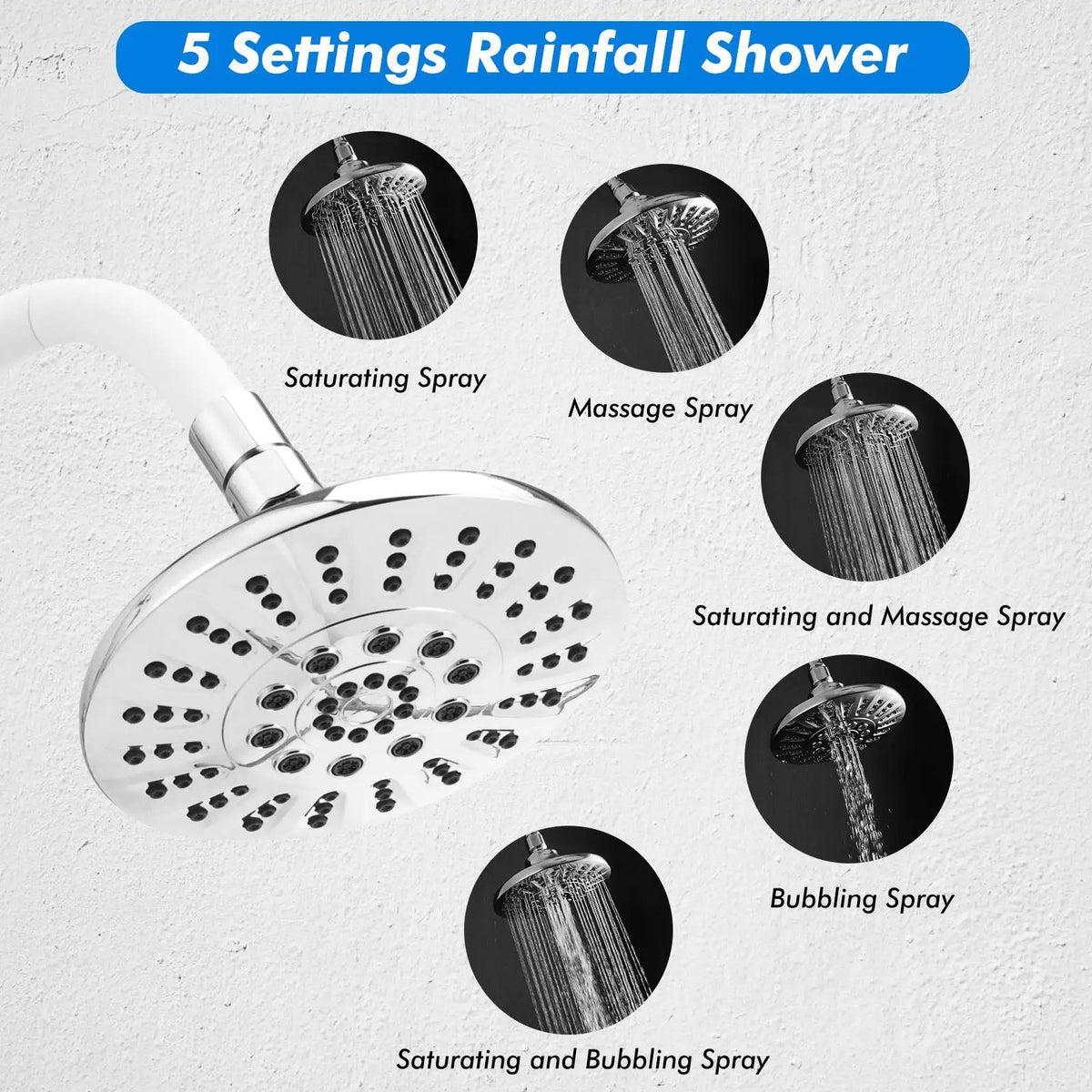 High Pressure Combo Handheld Shower Head, photo 5 of 16